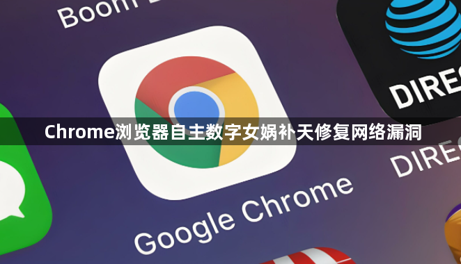 Chrome浏览器自主数字女娲补天修复网络漏洞1