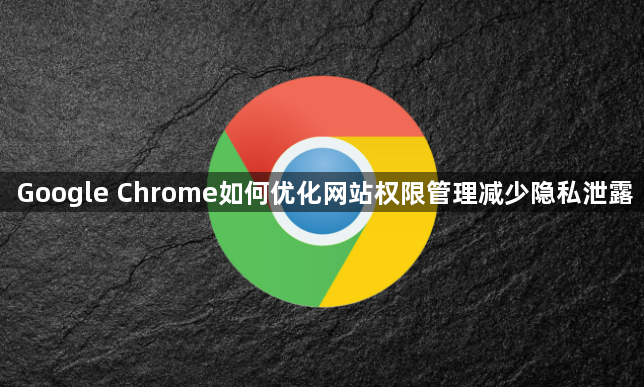 Google Chrome如何优化网站权限管理减少隐私泄露1