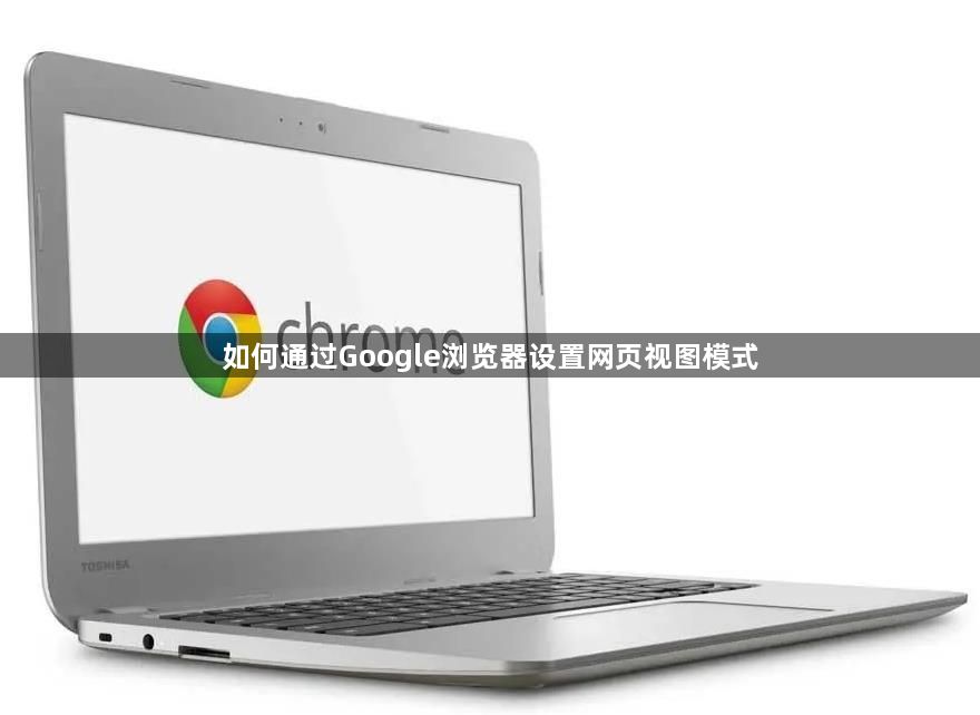 如何通过Google浏览器设置网页视图模式1