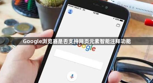 Google浏览器是否支持网页元素智能注释功能1