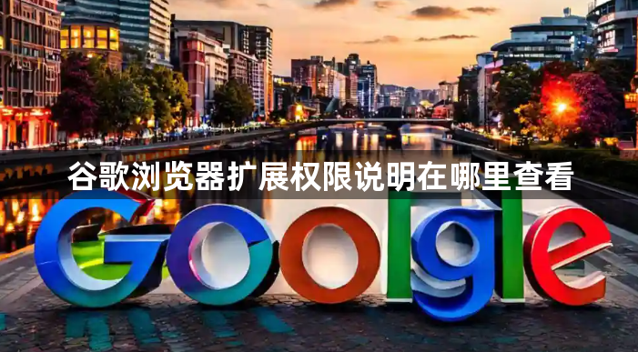 谷歌浏览器扩展权限说明在哪里查看1