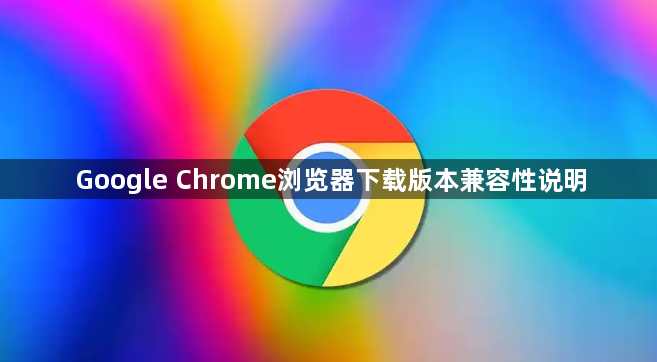 Google Chrome浏览器下载版本兼容性说明1
