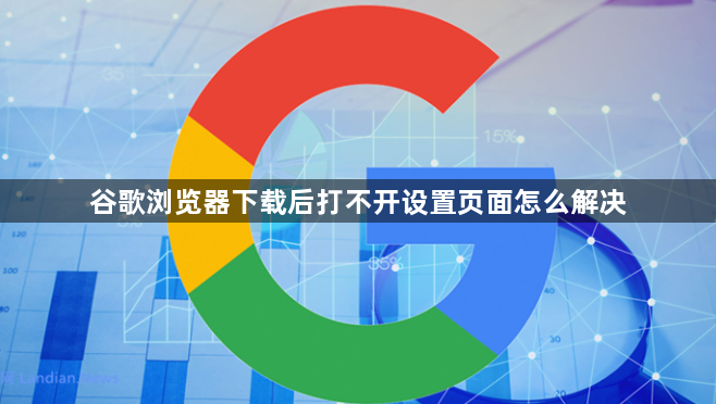 谷歌浏览器下载后打不开设置页面怎么解决1