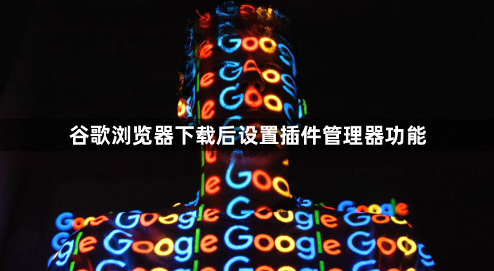 谷歌浏览器下载后设置插件管理器功能1