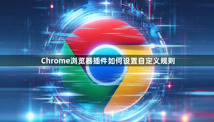 Chrome浏览器插件如何设置自定义规则1