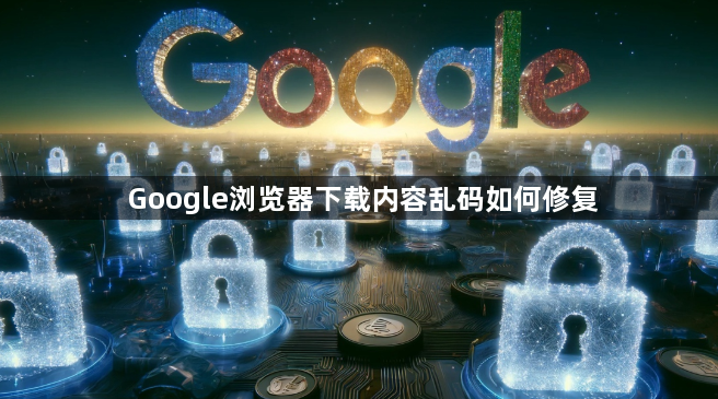 Google浏览器下载内容乱码如何修复1