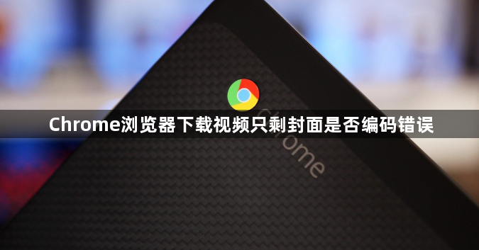 Chrome浏览器下载视频只剩封面是否编码错误1