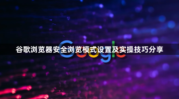 谷歌浏览器安全浏览模式设置及实操技巧分享1