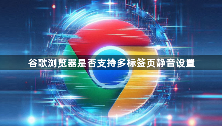 谷歌浏览器是否支持多标签页静音设置1
