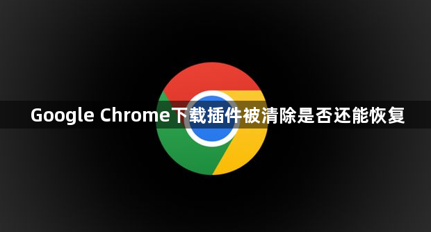 Google Chrome下载插件被清除是否还能恢复1