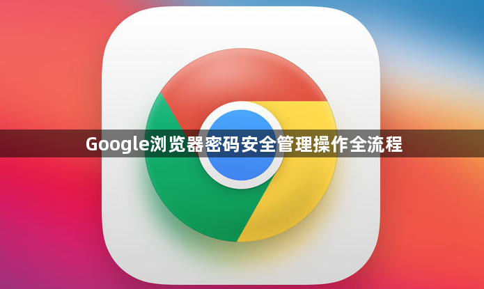 Google浏览器密码安全管理操作全流程1