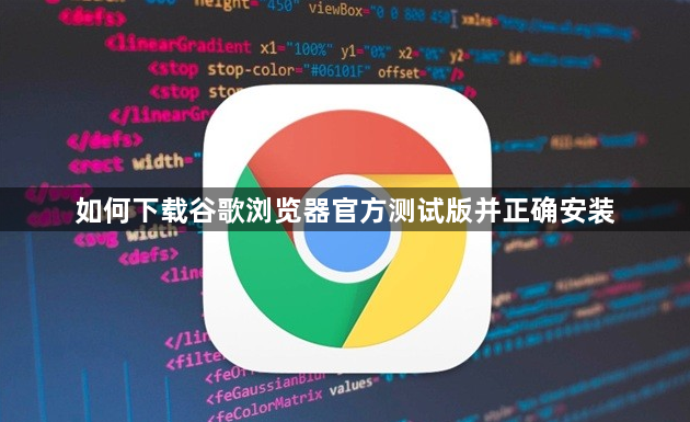 如何下载谷歌浏览器官方测试版并正确安装1