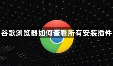 谷歌浏览器如何查看所有安装插件1