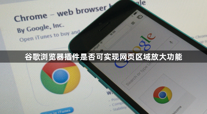 谷歌浏览器插件是否可实现网页区域放大功能1
