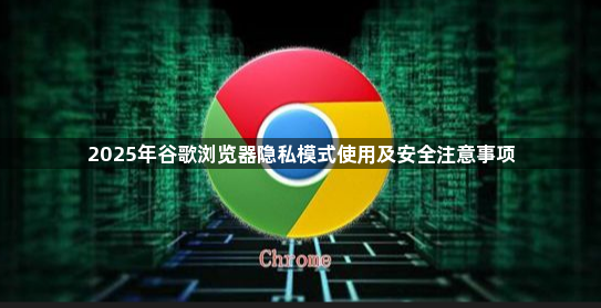 2025年谷歌浏览器隐私模式使用及安全注意事项1
