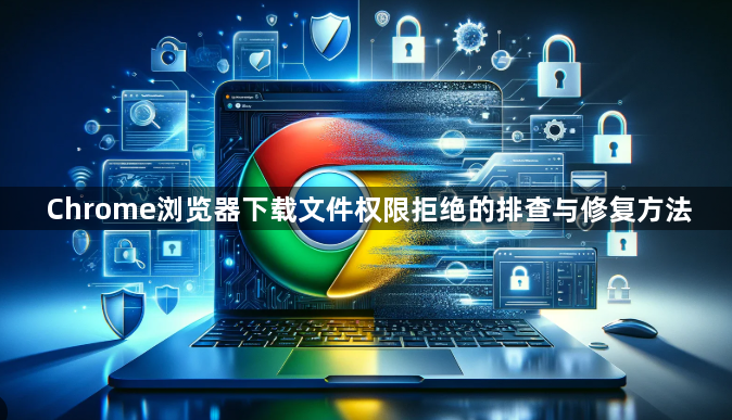 Chrome浏览器下载文件权限拒绝的排查与修复方法1