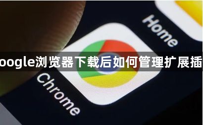 google浏览器下载后如何管理扩展插件1