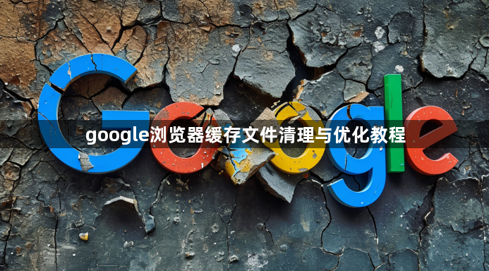 google浏览器缓存文件清理与优化教程1