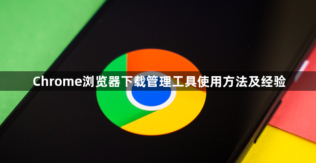 Chrome浏览器下载管理工具使用方法及经验1