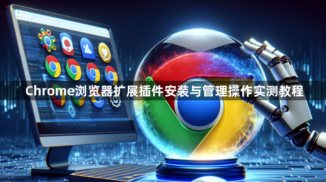 Chrome浏览器扩展插件安装与管理操作实测教程1