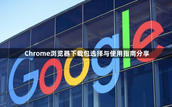Chrome浏览器下载包选择与使用指南分享1