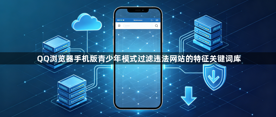 QQ浏览器手机版青少年模式过滤违法网站的特征关键词库1