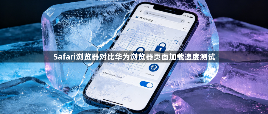 Safari浏览器对比华为浏览器页面加载速度测试1