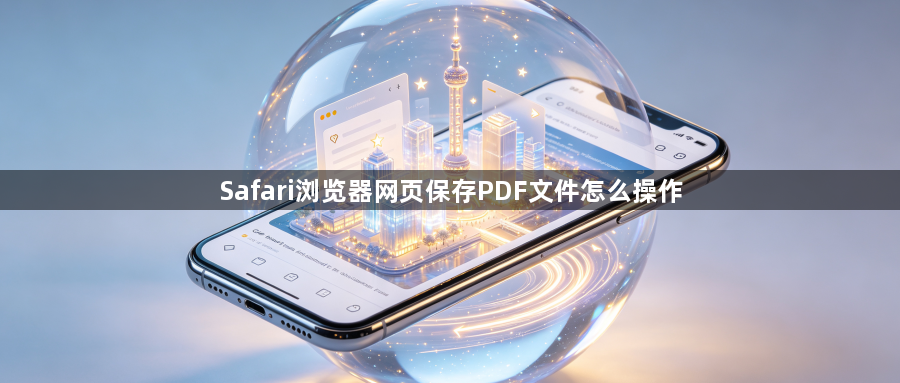 Safari浏览器网页保存PDF文件怎么操作1