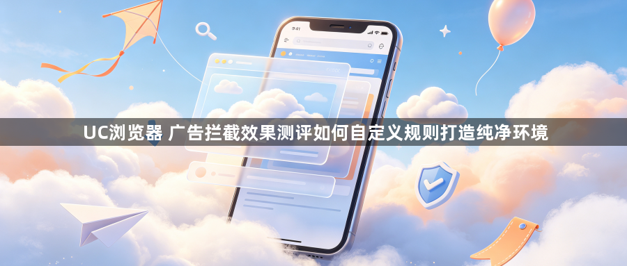 UC浏览器 广告拦截效果测评如何自定义规则打造纯净环境1