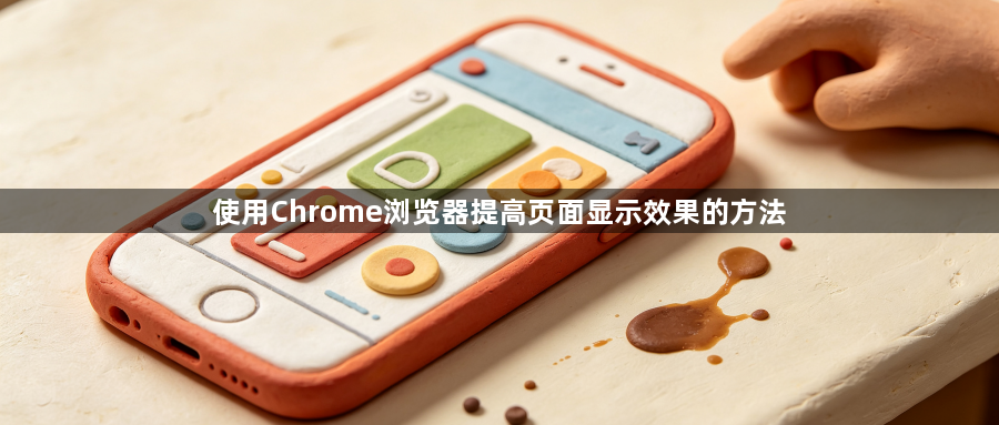 使用Chrome浏览器提高页面显示效果的方法1