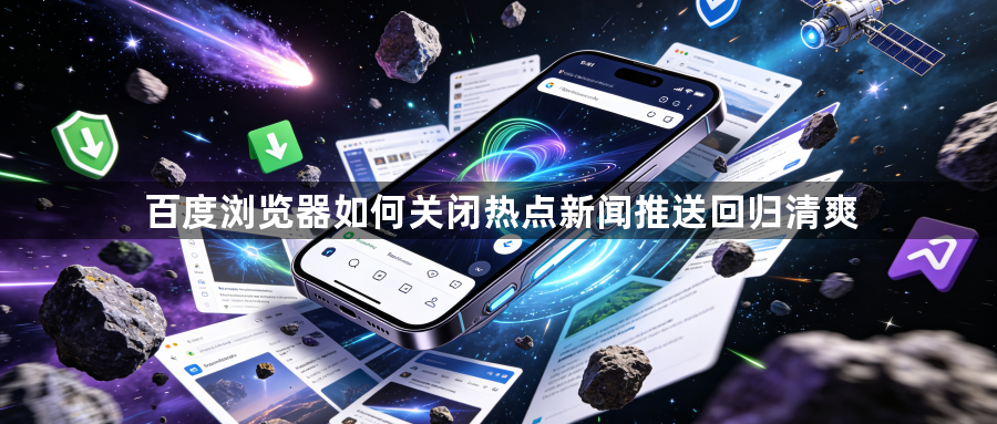百度浏览器如何关闭热点新闻推送回归清爽1