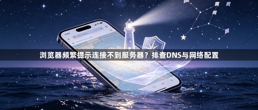浏览器频繁提示连接不到服务器？排查DNS与网络配置1