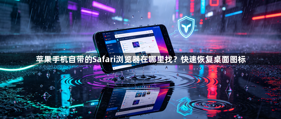苹果手机自带的Safari浏览器在哪里找？快速恢复桌面图标1