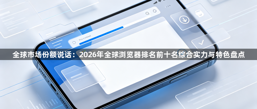 全球市场份额说话：2026年全球浏览器排名前十名综合实力与特色盘点1