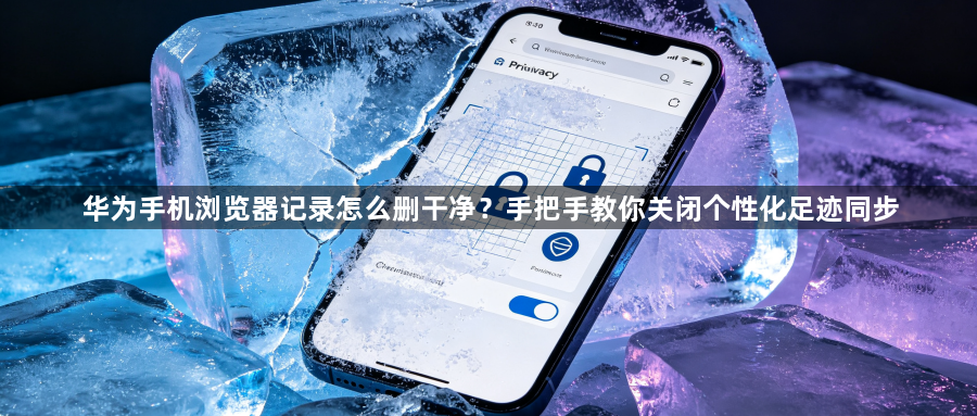 华为手机浏览器记录怎么删干净?手把手教你关闭个性化足迹同步1