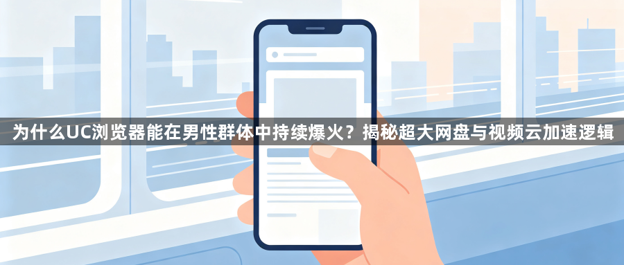 为什么UC浏览器能在男性群体中持续爆火？揭秘超大网盘与视频云加速逻辑1