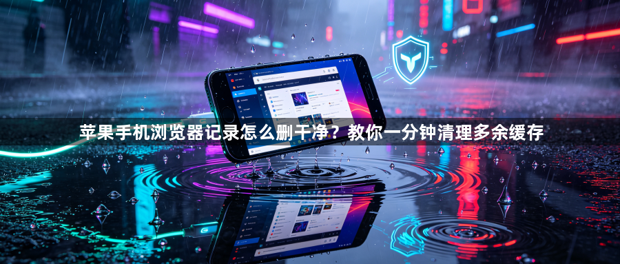 苹果手机浏览器记录怎么删干净？教你一分钟清理多余缓存1