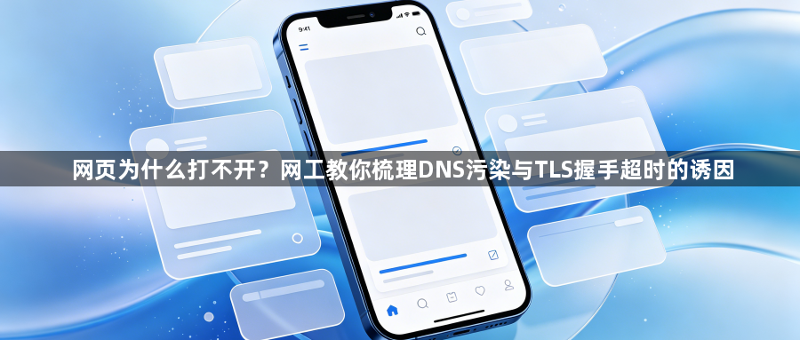 网页为什么打不开?网工教你梳理DNS污染与TLS握手超时的诱因1