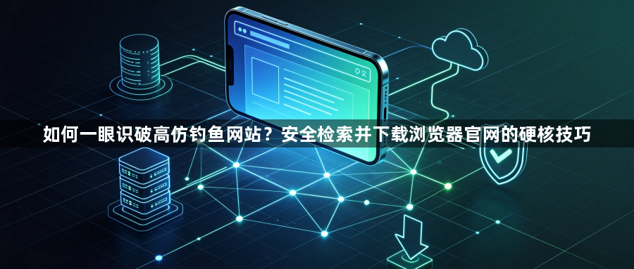 如何一眼识破高仿钓鱼网站?安全检索并下载浏览器官网的硬核技巧1