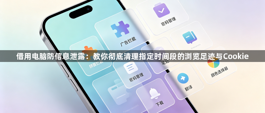 借用电脑防信息泄露：教你彻底清理指定时间段的浏览足迹与Cookie1