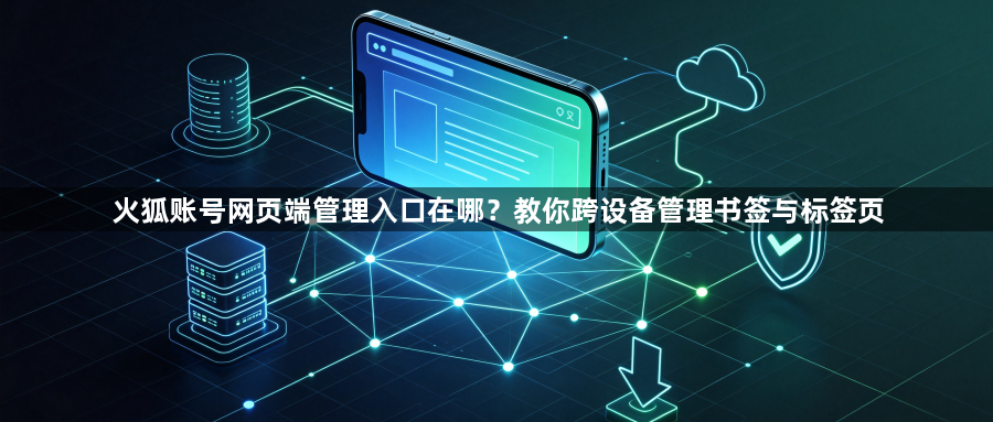 火狐账号网页端管理入口在哪?教你跨设备管理书签与标签页1
