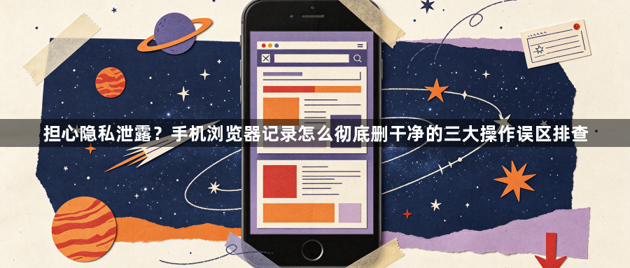 担心隐私泄露?手机浏览器记录怎么彻底删干净的三大操作误区排查1