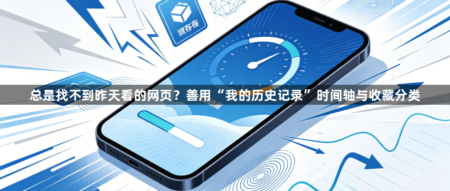 总是找不到昨天看的网页?善用“我的历史记录”时间轴与收藏分类1
