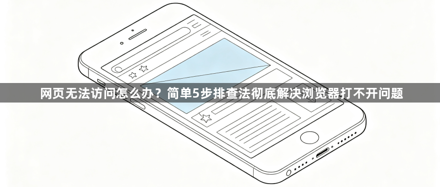 网页无法访问怎么办?简单5步排查法彻底解决浏览器打不开问题1
