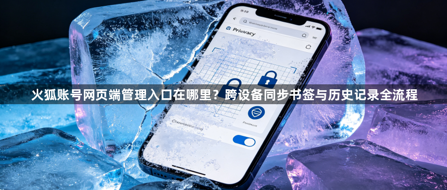 火狐账号网页端管理入口在哪里?跨设备同步书签与历史记录全流程1