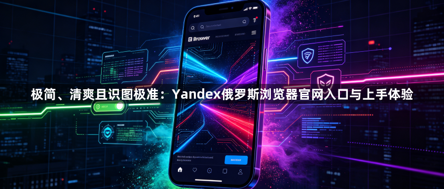 极简、清爽且识图极准：Yandex俄罗斯浏览器官网入口与上手体验1