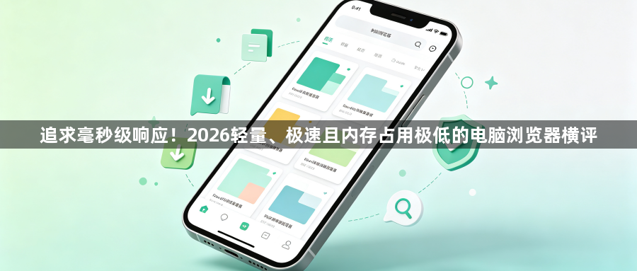 追求毫秒级响应！2026轻量、极速且内存占用极低的电脑浏览器横评1